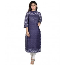 Nextar Blue Cotton Kurti