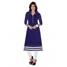 Savari Creation Nevy Blue Party Wear Georgette Kurti