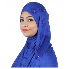 Alizia Enterprise Blue Cotton Stitched Hijabs