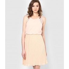 Vero Moda Peach Puff Casual Skater Dress
