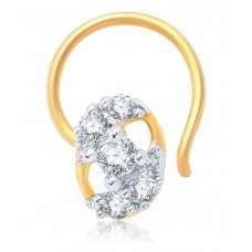 Sukkhi Exquitely Gold and Rhodium Plated CZ Nose Pin