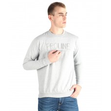 Proline Grey Solid Sweatshirt