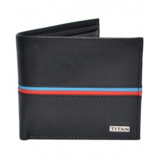 Titan Black Leather Formal Wallet