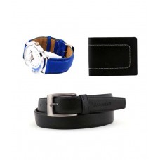 Elligator Belt, Wallet And Lotto Watch Combo
