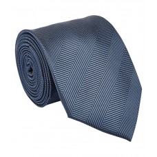 Park Avenue Grey Printed Silk Knitted Tie for Men