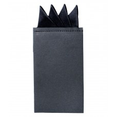 Classique Black Microfiber pocket square