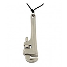 Dhoom 3 Silver Pipe Wrench Shaped Pendant - Orosilber Collection