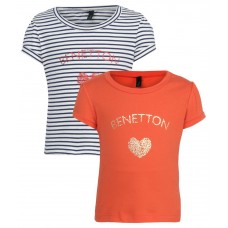 United Colors of Benetton Pack Of 2 Printed T-Shirts