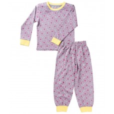 Snuggles Pink & Yellow Cotton Top & Pyjamas Set