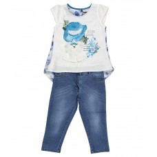 Peppermint Blue Capri Set