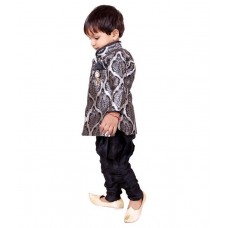 Tiny Toon Black Kurta Pajamas For Boys