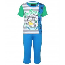 SDL By Sweet Dreams Green & Blue Clothing Set