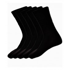Alfa Fun Black School Socks - Pack of 5